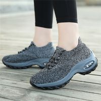 Women's Casual Solid Color Round Toe Sock Sneakers main image 1