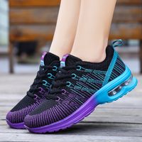 Women's Casual Color Block Round Toe Sports Shoes sku image 2