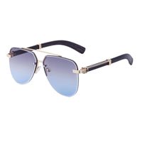 IG Style Modern Style Geometric Pc Toad Glasses Frameless Men's Sunglasses sku image 1
