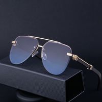 IG Style Modern Style Geometric Pc Toad Glasses Frameless Men's Sunglasses main image 2