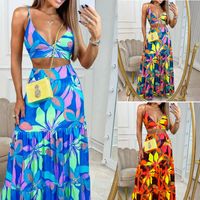 Frau Hawaiisch Drucken Polyester Drucken Rock-sets main image 1