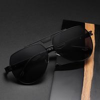 Casual Solid Color Pc Toad Glasses Full Frame Men's Sunglasses main image 2