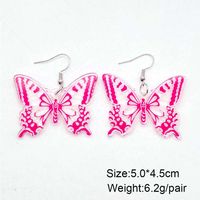 1 Paar Lässig Einfacher Stil Schmetterling Aryl Tropfenohrringe sku image 3