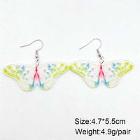 1 Paar Lässig Einfacher Stil Schmetterling Aryl Tropfenohrringe main image 2