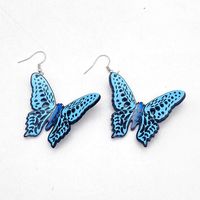 1 Pair Retro Simple Style Butterfly Arylic Drop Earrings main image 5