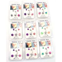 1 Set Lip Rings Simple Style Geometric Stainless Steel Plating Belly Ring Nose Ring Nose Studs main image 3