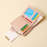 Women's Solid Color Pu Leather Side Zipper Wallets main image 4