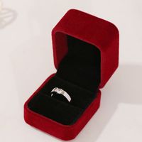 Wholesale Simple Style Shiny Heart Shape Crown Bow Knot Copper Inlay Zircon Open Rings sku image 1