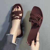 Women's Casual Solid Color Open Toe Fashion Sandals sku image 10