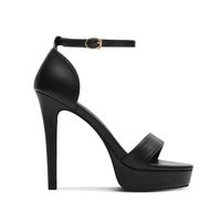 Women's Sexy Solid Color Point Toe Ankle Strap Sandals main image 2