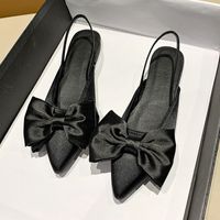 Women's Elegant Solid Color Point Toe Flats sku image 2