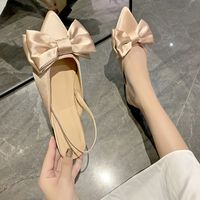 Women's Elegant Solid Color Point Toe Flats sku image 12