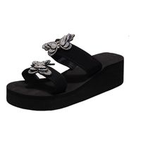 Women's Casual Solid Color Point Toe Slides Slippers sku image 3