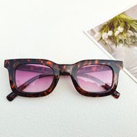 Casual Retro Solid Color Pc Resin Square Full Frame Women's Sunglasses sku image 5