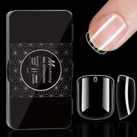 Simple Style Transparent Abs Nail Patches 1 Set sku image 8