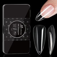 Simple Style Transparent Abs Nail Patches 1 Set sku image 7