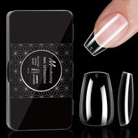 Simple Style Transparent Abs Nail Patches 1 Set sku image 9