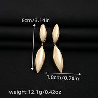 1 Pair Simple Style Geometric Plating Iron Drop Earrings main image 4