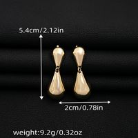 1 Pair Simple Style Geometric Plating Iron Drop Earrings main image 7