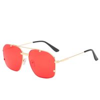 IG Style Streetwear Solid Color Pc Square Full Frame Women's Sunglasses sku image 5