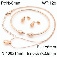 1 Pair Modern Style Simple Style Solid Color Plating Stainless Steel 18K Gold Plated Earrings sku image 80