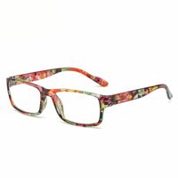 Simple Style Ditsy Floral Ac Square Full Frame Optical Glasses sku image 1