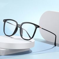 Classic Style Solid Color Resin Square Full Frame Optical Glasses main image 1