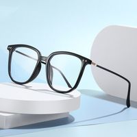 Classic Style Solid Color Resin Square Full Frame Optical Glasses main image 4