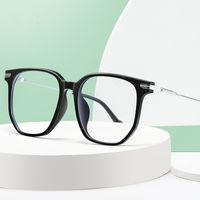 Fashion Simple Style Solid Color Pc Square Full Frame Optical Glasses main image 1