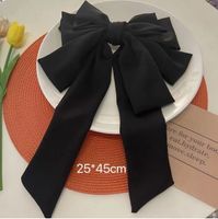Women's Simple Style Bow Knot Satin Hair Clip main image 2