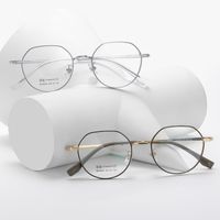 Fashion Simple Style Solid Color Ac Round Frame Full Frame Optical Glasses main image 1