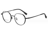 موضة أسلوب بسيط اللون الصامد تيار متردد إطار دائري اطار كامل النظارات البصرية sku image 2