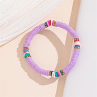 Bohemian Simple Style Colorful Soft Clay Beaded Women's Bracelets sku image 3
