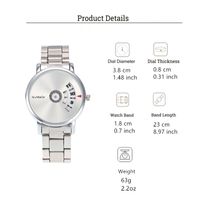 Simple Style Round Solid Color Quartz Women's Watches main image 2