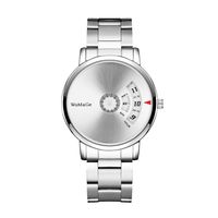 Simple Style Round Solid Color Quartz Women's Watches sku image 1