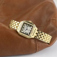 Vintage Style Solid Color Rectangle Quartz Women's Watches main image 1