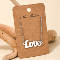 Ig Style Romantic Simple Style Love Alloy Irregular Plating Metal Women's Necklace main image 6