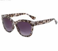 Vintage Style Streetwear Cheetah Print Solid Color Ac Oval Frame Full Frame Optical Glasses main image 3