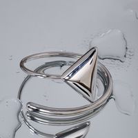 IG Style Elegant Triangle 304 Stainless Steel Bangle In Bulk main image 4