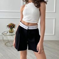 Women's Daily Simple Style Classic Style Solid Color Shorts Shorts main image 3