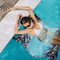 Chinoiserie Lässig Ferien Mehrfarbig Kunststoff Wasser Luftmatratze Schwimmen Zubehör main image 1