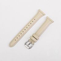 Vintage Style Solid Color Genuine Leather   Watch Strap sku image 8