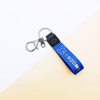 Cartoon Style Printing Resin Metal Unisex Keychain sku image 6