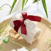 Casual Elegant Pastoral Solid Color Bow Knot Cloth Towels sku image 6