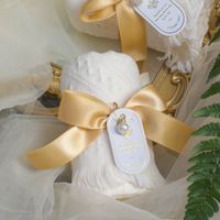 Casual Elegant Pastoral Solid Color Bow Knot Cloth Towels main image 3