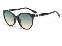Elegant Simple Style Color Block Pc Cat Eye Full Frame Women's Sunglasses sku image 3