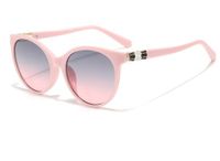 Elegant Simple Style Color Block Pc Cat Eye Full Frame Women's Sunglasses sku image 5