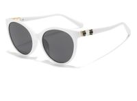 Elegant Simple Style Color Block Pc Cat Eye Full Frame Women's Sunglasses sku image 7