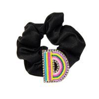 Women's Simple Style Letter Embroidery Rhinestone Hair Tie sku image 4