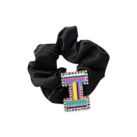 Women's Simple Style Letter Embroidery Rhinestone Hair Tie sku image 7